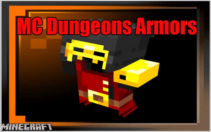 MC Dungeons Armors