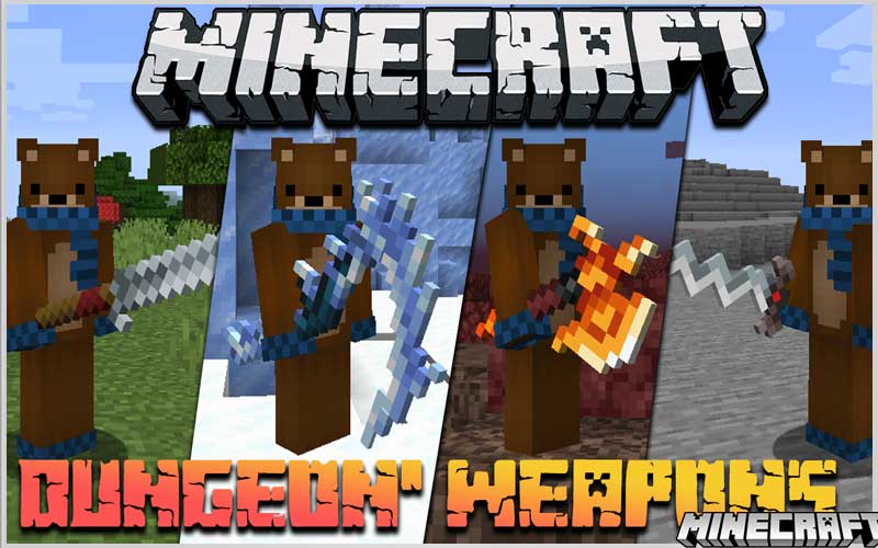 MC Dungeons Weapons