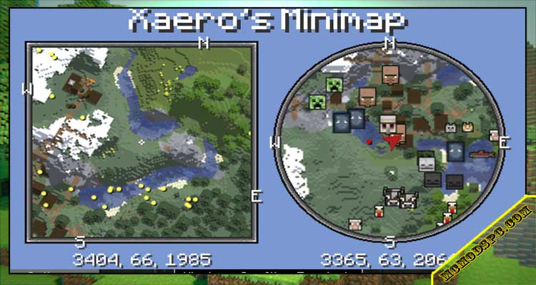 Xaero's Minimap Mod for Minecraft